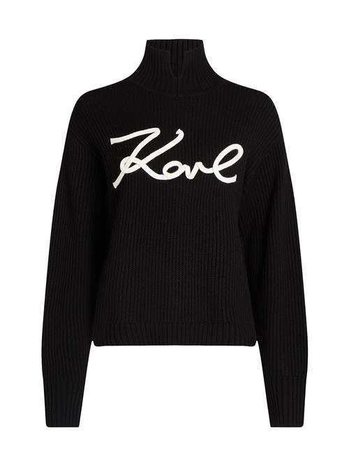 Se Karl Lagerfeld Pullover  sort / hvid ved About You