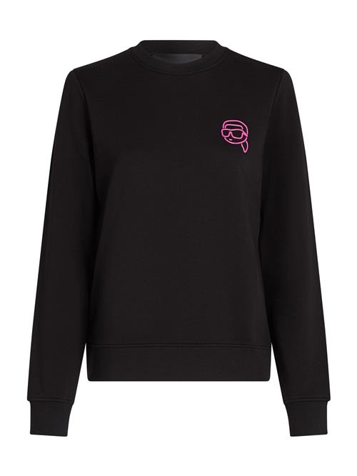 Se Karl Lagerfeld Sweatshirt 'IKONIK'  pink / sort ved About You