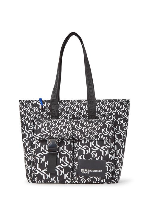 Karl Lagerfeld Shopper ' Street '  sort / hvid