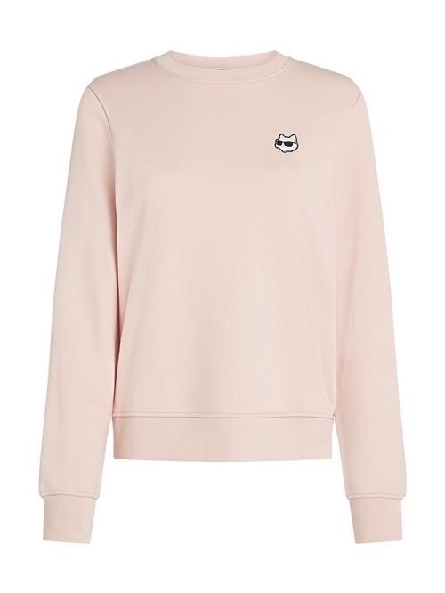 Karl Lagerfeld Sweatshirt 'Ikonik 2.0'  lilla / sort / hvid