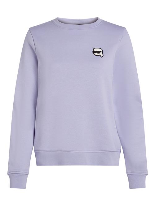 Karl Lagerfeld Sweatshirt 'Ikonik 2.0'  lyselilla / sort / hvid