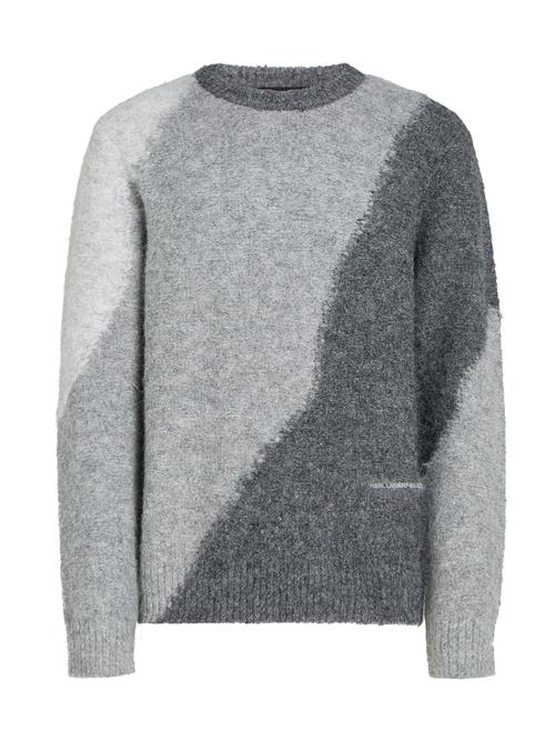 Karl Lagerfeld Pullover ' Intarsia'  grå