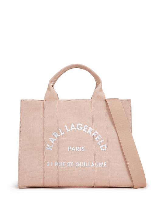 Karl Lagerfeld Shopper ' RUE ST-GUILLAUME'  pastelpink / hvid