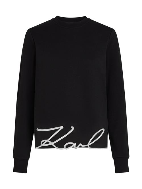 Karl Lagerfeld Sweatshirt  sort / sølv