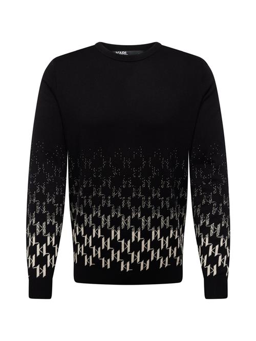 Se Karl Lagerfeld Pullover  sort / offwhite ved About You