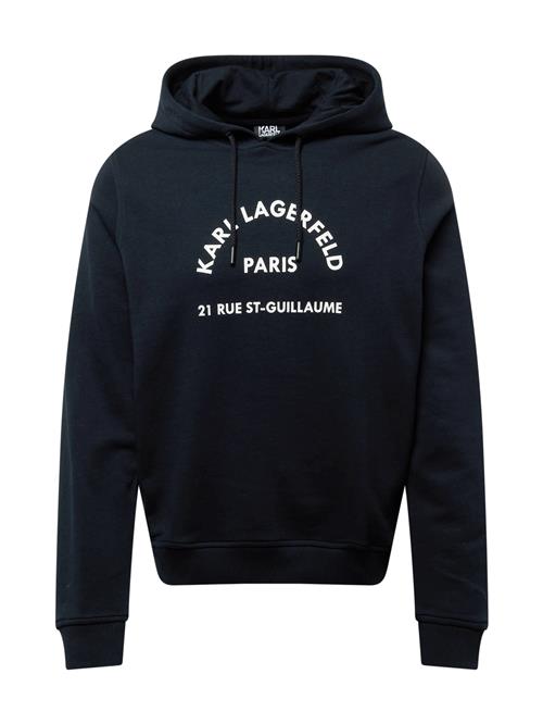 Karl Lagerfeld Sweatshirt  natblå / hvid