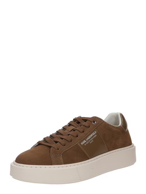 Se Karl Lagerfeld Sneaker low 'MAXI KUP'  brun / sølv ved About You