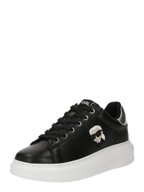 Karl Lagerfeld Sneaker low  nude / sort / sølv / hvid