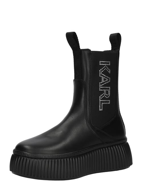 Se Karl Lagerfeld Chelsea Boots 'KREEPER LO'  sølvgrå / sort ved About You