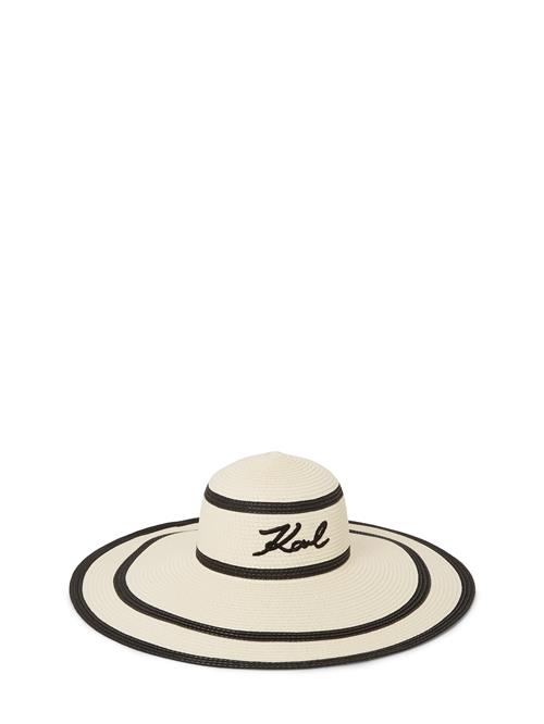 Karl Lagerfeld Hat  sort / uldhvid