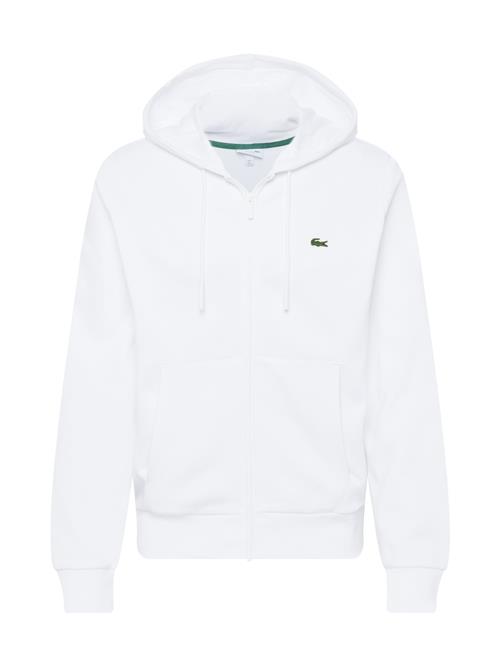 LACOSTE Sweatjakke  grøn / rød / sort / hvid