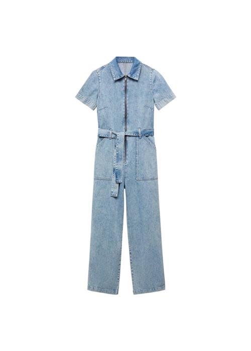 Se MANGO Jumpsuit 'Norma'  blue denim ved About You