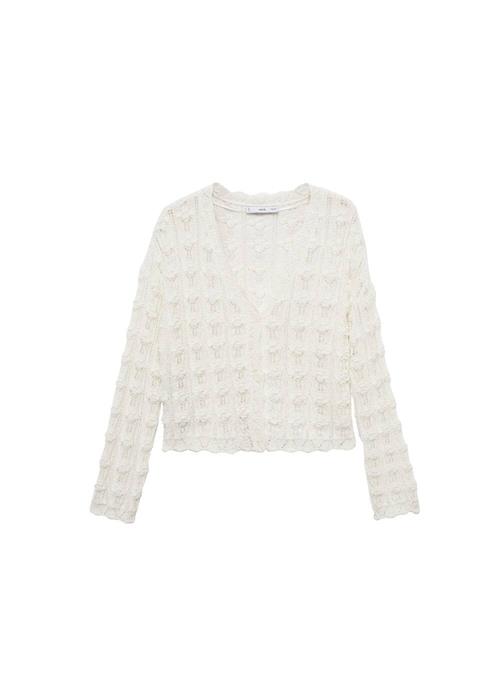 Se MANGO Cardigan 'Colombo'  lysebeige ved About You