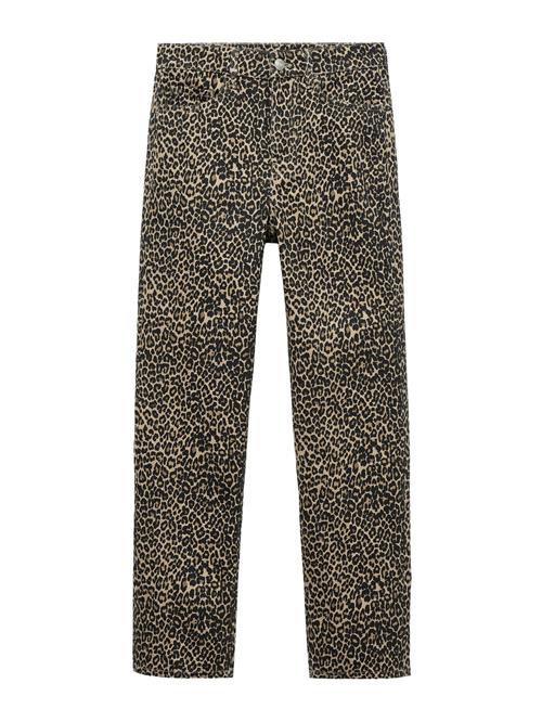 Se MANGO Jeans 'Leopard'  karamel / brokade / sort ved About You