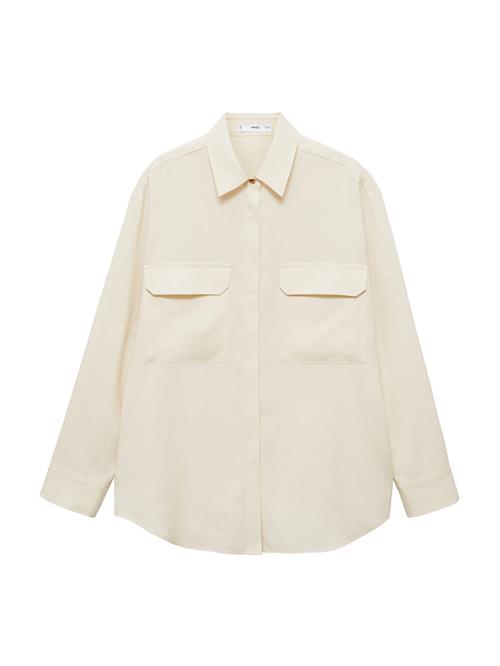 MANGO Bluse 'Factory'  lysebeige