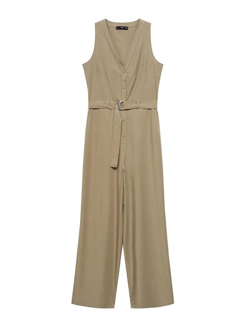 MANGO Jumpsuit 'Lemon'  khaki