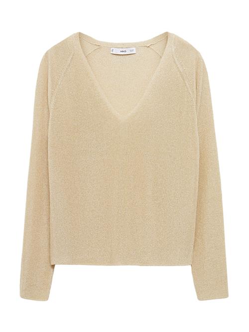 Se MANGO Pullover 'KLING'  beige / guld ved About You