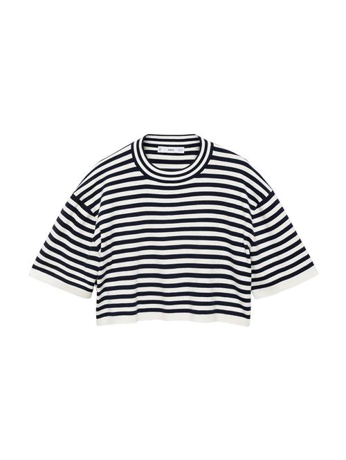 Se MANGO Pullover 'GRUMETE'  marin / hvid ved About You