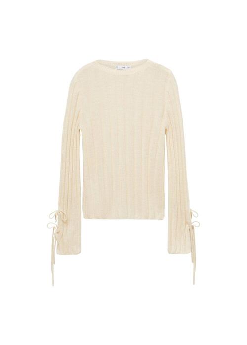 MANGO Pullover 'Coquette'  nude