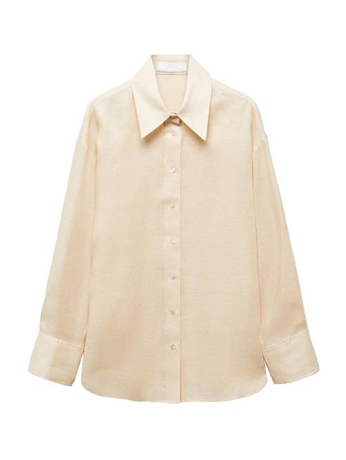 MANGO Bluse 'Luca'  lysebeige