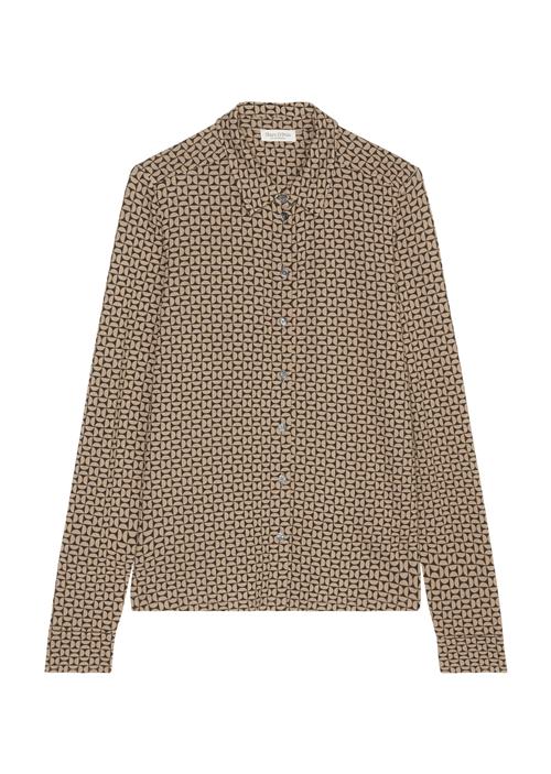 Marc O'Polo Bluse  beige / sort