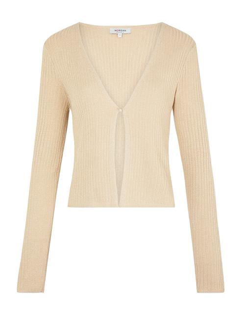 Se Morgan Cardigan  sand / guld ved About You