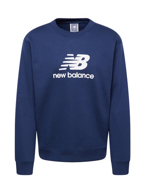 new balance Sweatshirt 'Essentials'  navy / hvid