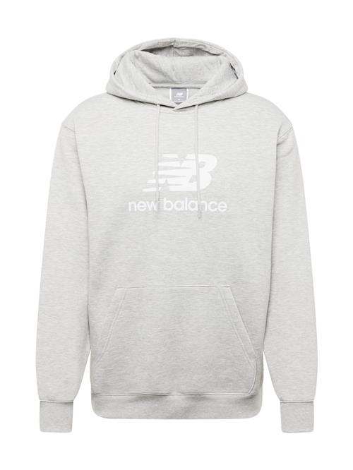 Se new balance Sweatshirt 'Essentials'  grå-meleret / hvid ved About You