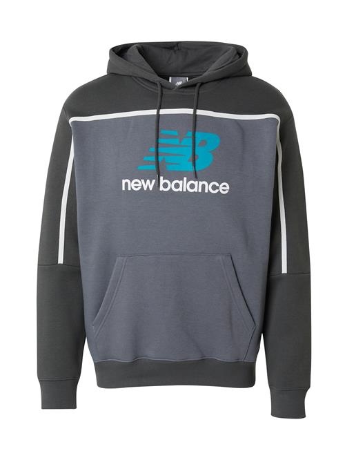 Se new balance Sweatshirt  antracit / basalgrå / petroleum / hvid ved About You