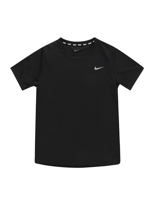 NIKE Funktionsskjorte 'MILER'  lysegrå / sort