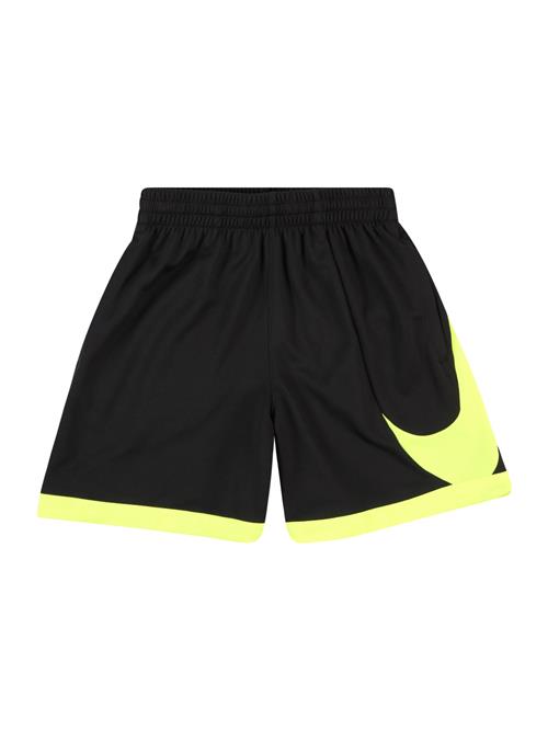 Se NIKE Sportsbukser 'SWOOSH'  neongul / sort ved About You