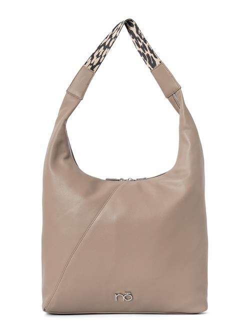 NOBO Skuldertaske 'Enigma'  beige / sort