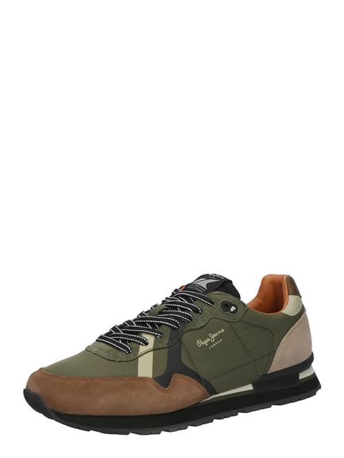 Pepe Jeans Sneaker low 'BRIT ROAD'  beige / brun / oliven / sort