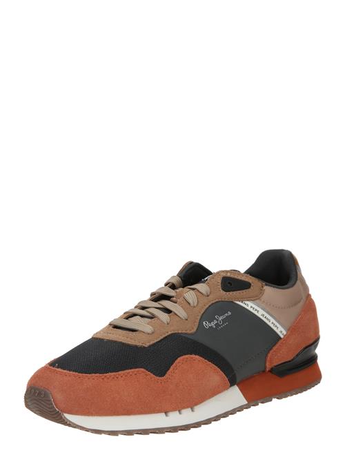 Pepe Jeans Sneaker low 'LONDON GRADE'  brun / rustbrun / basalgrå / sort