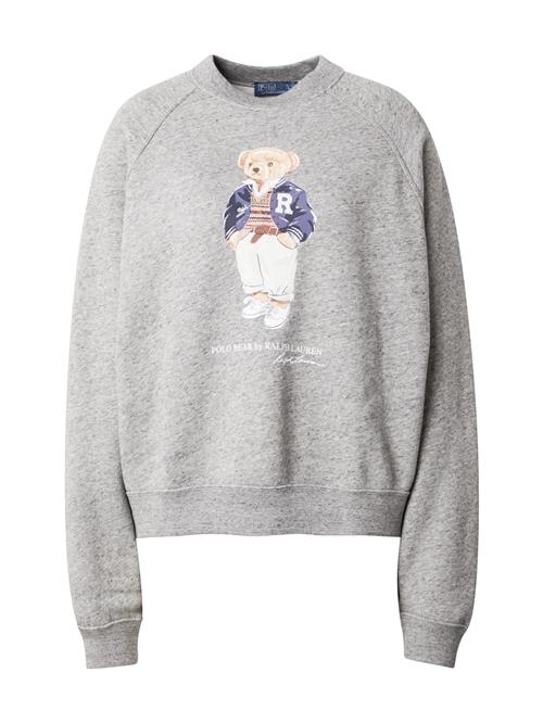 Se Polo Ralph Lauren Sweatshirt  beige / navy / lysebrun / grå-meleret ved About You