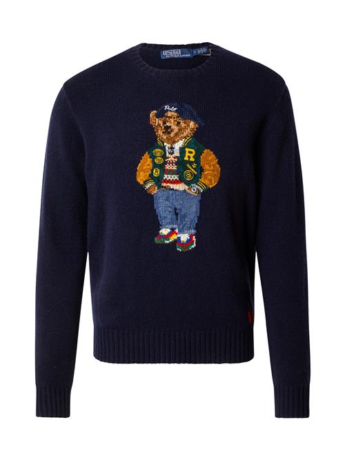 Se Polo Ralph Lauren Pullover  navy / karamel / gylden gul / mørkegrøn ved About You