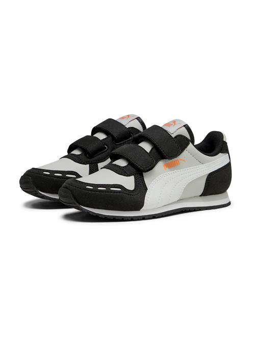 Se PUMA Sneakers 'Cabana Racer'  røggrå / mandarin / sort / hvid ved About You