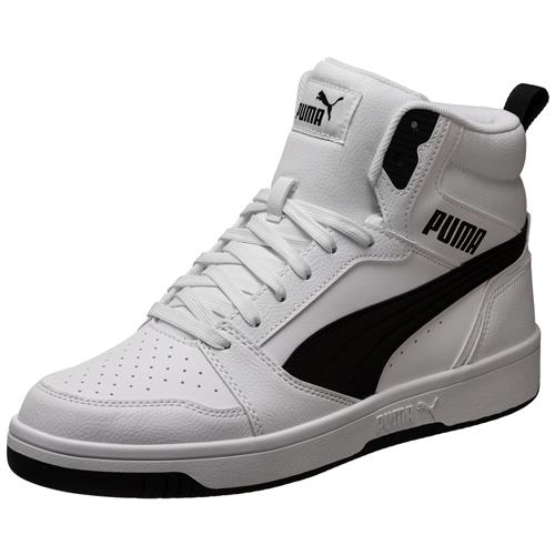 PUMA Sneaker high 'Rebound V6'  sort / hvid