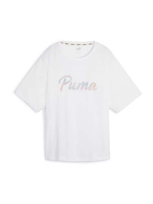 PUMA Funktionsbluse  blå / lilla / orange / hvid