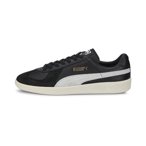 Se PUMA Sneaker low 'Army Trainer'  lysegrå / sort / hvid ved About You