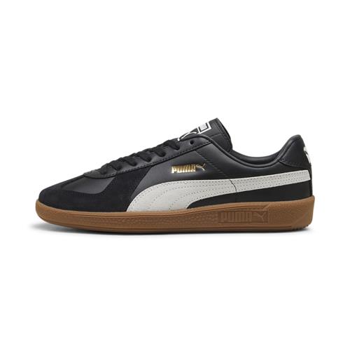 Se PUMA Sneaker low 'Army Trainer'  guld / sort / hvid ved About You