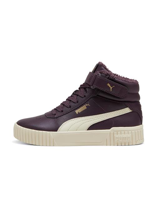 Se PUMA Sneakers 'Carina 2.0'  guld / aubergine / hvid ved About You