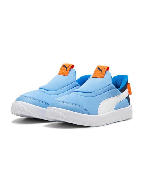 PUMA Sneakers 'Courtflex v3'  lyseblå / orange / hvid