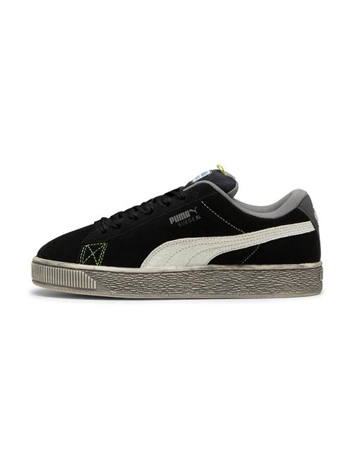 Se PUMA Sneaker low 'Suede'  grå / sort / hvid ved About You