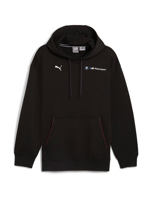 Se PUMA Sweatshirt 'BMW ESS '  blå / blodrød / sort / hvid ved About You