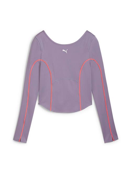 PUMA Funktionsbluse 'CLOUDSPUN'  lilla / laks / hvid