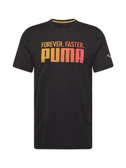 PUMA Funktionsskjorte 'Forever. Faster.'  gul / koral / sort