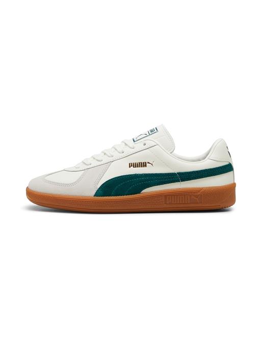 Se PUMA Sneaker low 'Army Trainer'  smaragd / hvid / uldhvid ved About You