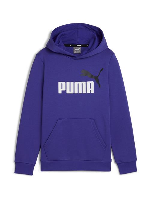 Se PUMA Sweatshirt 'Essentials+'  indigo / sort / hvid ved About You