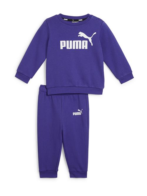 Se PUMA Joggingdragt 'Essentials'  indigo / hvid ved About You